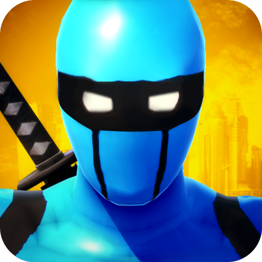Blue Ninja : Superhero Game App Free icon